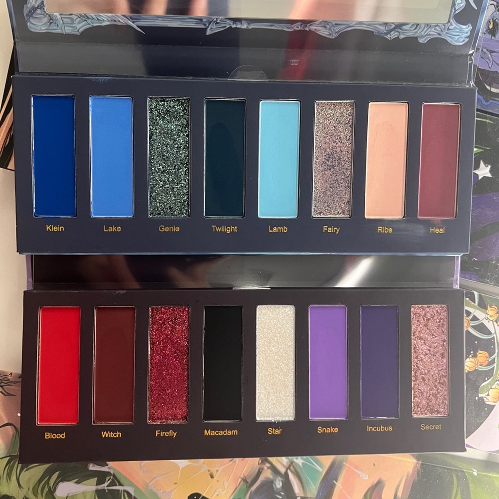 Narimi VI Limitation Edition eyeshadow palette[Dusk Dawn]+[Nightfire Glow]